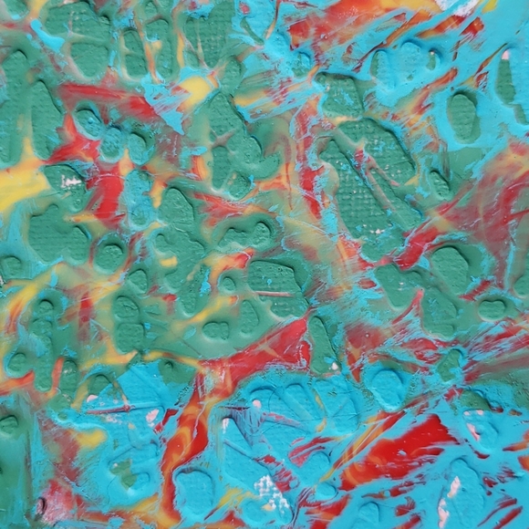 💙Host Pick💙Aquarium- Acrylic on Canvas Board - Picture 2 of 5